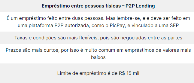 Crédito no PicPay: em duas opções, detalhes que você precisa saber.