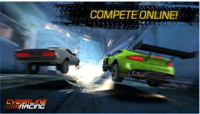 Download Game Cyberline Racing Mod APK Data V0.9.88 Seru