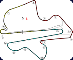 circuito sepang mapa