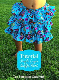 Free tutorial for layered skirt