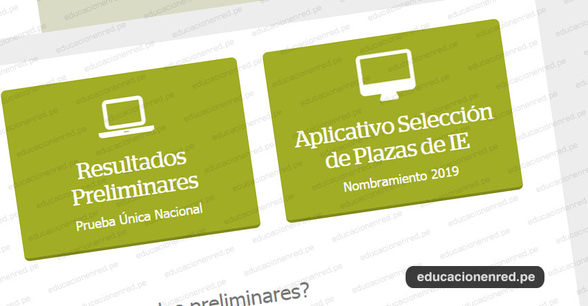 MINEDU: Información importante para la Selección de Plazas en el Aplicativo del Ministerio de Educación - www.minedu.gob.pe