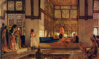 women's quarters in a seraglio, by John Frederick Lewis