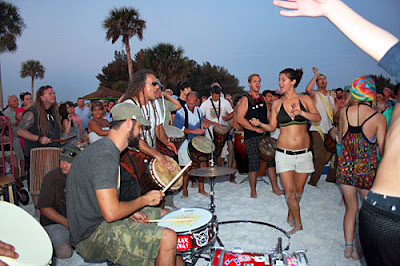 Siesta Key drum cirle - only in clearwater beach resorts images