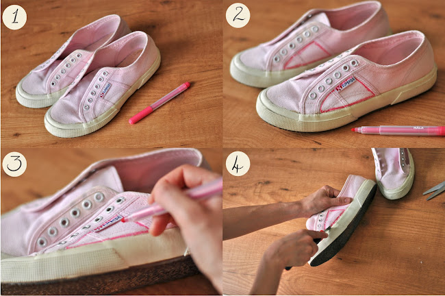 DIY sneakers superga