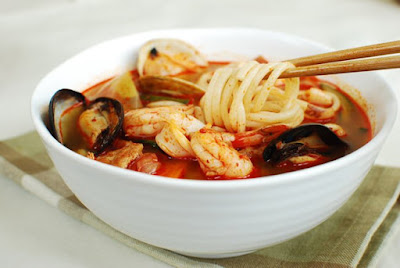 Resep Jjampong Mie Seafood Ala Korea - ceylanmedia