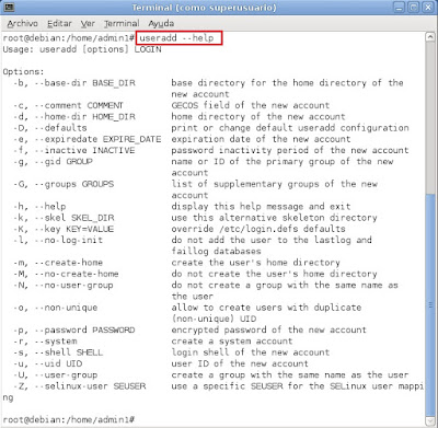Comando useradd de Linux