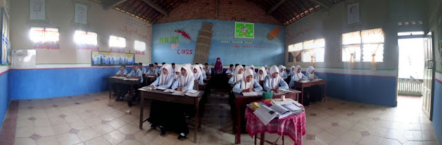 dekorasi ruang kelas smp terbaru