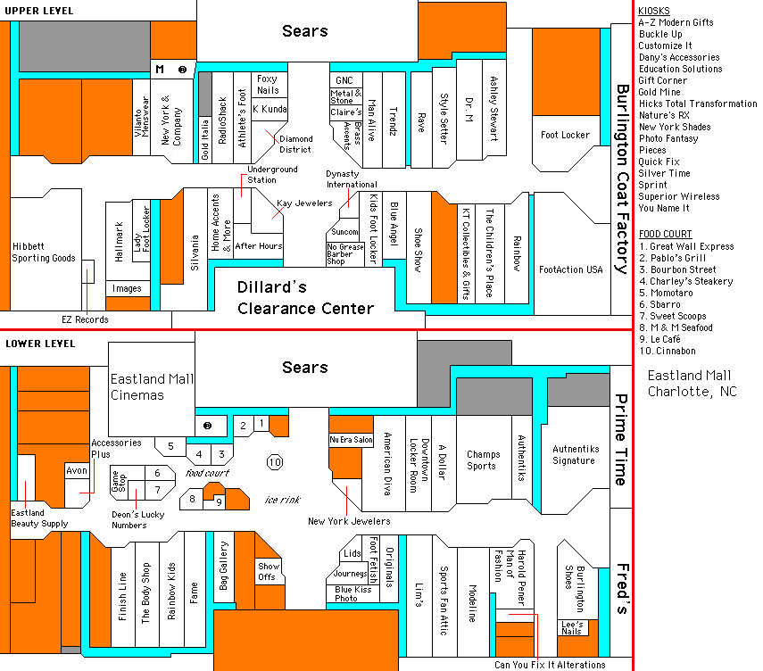 Eastland Mall (Farewell Part 2): Charlotte, NC