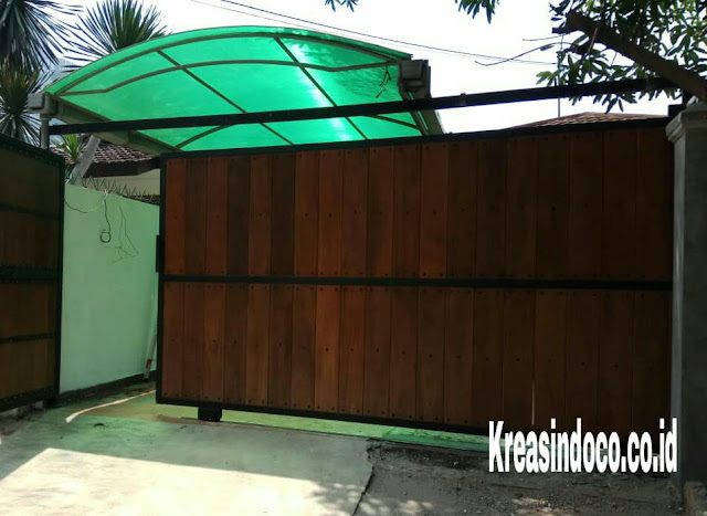  Pintu Besi Kombinasi Kayu  Kamper Pemasangan Di Jl Rajasa 3 