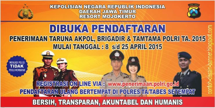 Dibuka Pendaftaran POLRI April 2015