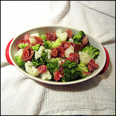 Hors table de Pauline - Brocoli et chou-fleur gratinés à la sauce rose