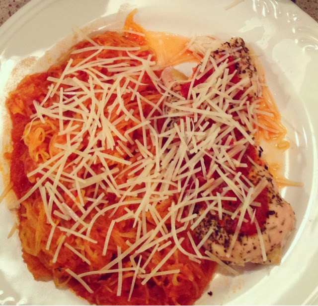 Getting & Staying Fit & Healthy: Baked Spaghetti Squash ...