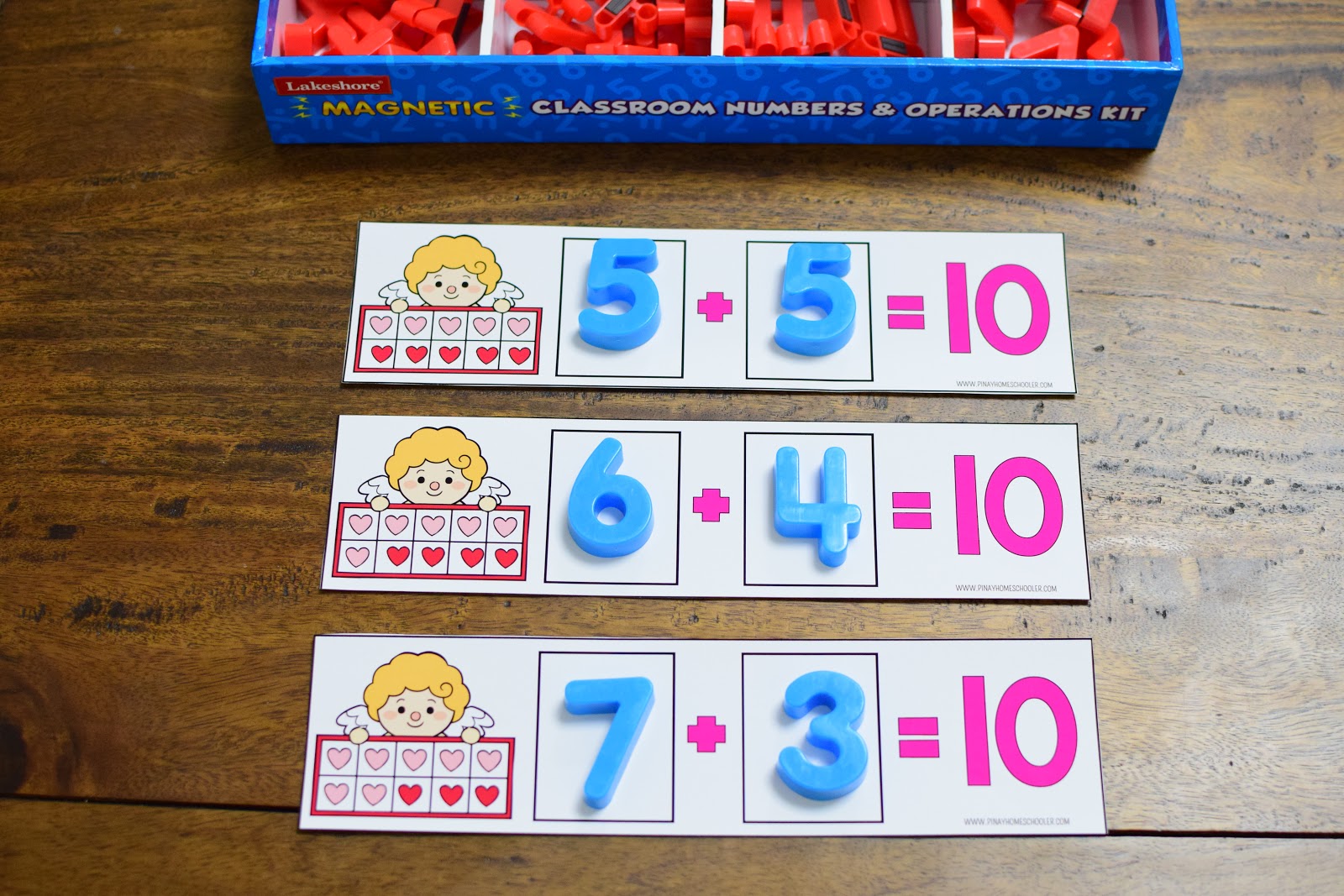 Valentine's Day-Themed Math Resource: Addition Up to 10