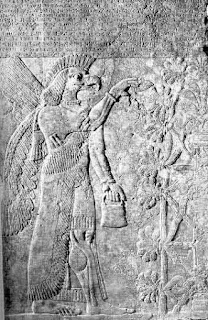 Ancient Sumerian Winged Bird-Headed God, Mesopotamia, Iraq, Cradle, Civilization, Sumer, alternative history, mystery Aliens Anunakis