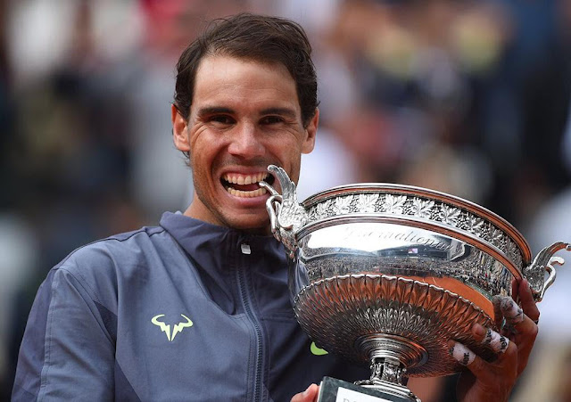 Rafael Nadal é o jogador com mais títulos de Roland Garros