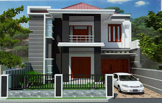 model rumah minimalis bagian depan