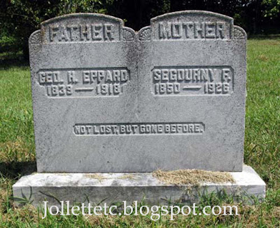 Eppard Tombstone Methodist Church Cemetery Shenandoah, Page, VA https://jollettetc.blogspot.com