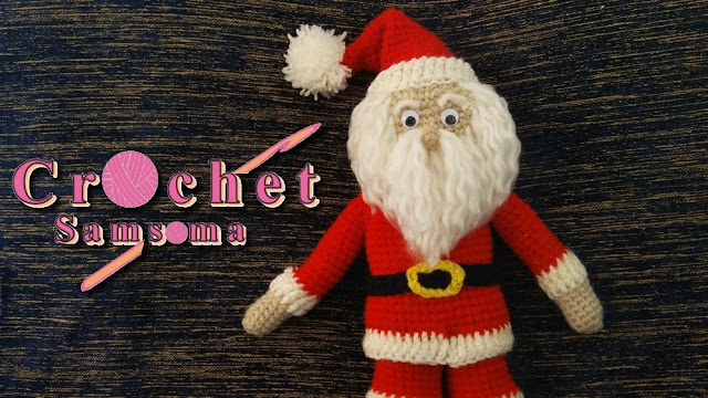 كروشيه دمية بابا نويل. كروشيه  بابا نويل. كروشيه دمية . طريقة كروشيه بابا نويل . Papa Noel a crochet. Papa Noel en crochet. Amigurumi papa noel3 crochet كروشيه . بابا نويل بالكروشي . سنة سعيدة 2017 . 