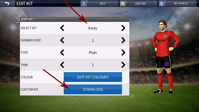 cara mengganti baju kit dream league soccer Cara Mengganti Baju Kit Dream League Soccer Secara Online dan Offline