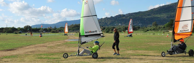 david santana, academia de vela en tierra, landsailing TARIFA, blokart