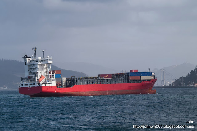 alida, fotos de barcos, container ship, vigo