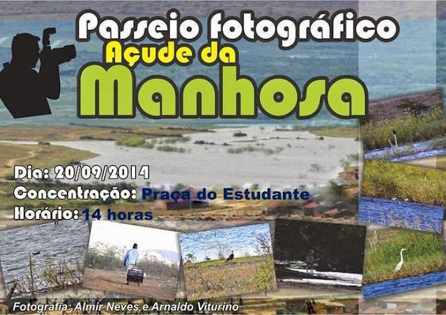 Passeio fotográfico acontecerá no sábado 20 no Açude da Manhosa