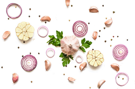 Coriander, Onion, Garlic has great health benefits