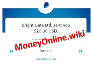 EarnApp Payment proof