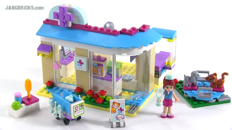 LEGO Friends 2015 Vet Clinic review! set 41085