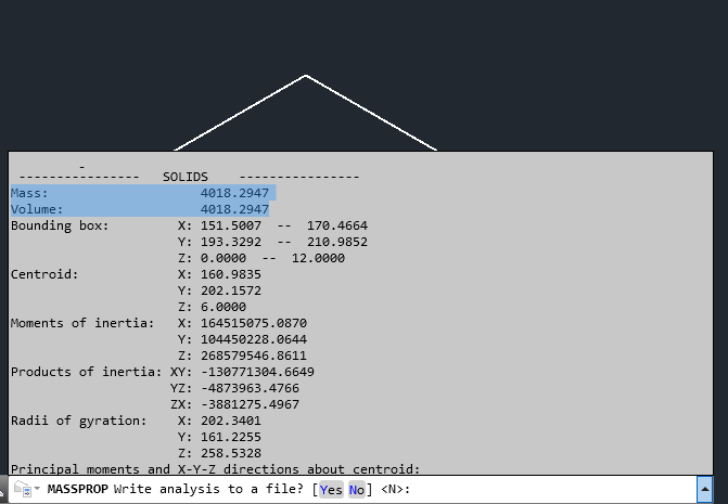  Cara  Menghitung  Volume  dan Massa di Autocad