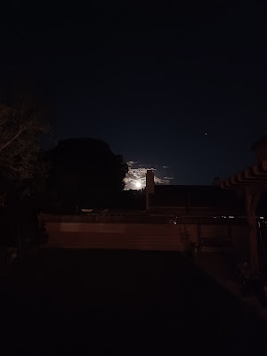 Picture of the moon, Palmdale, CA by Armando Ortiz