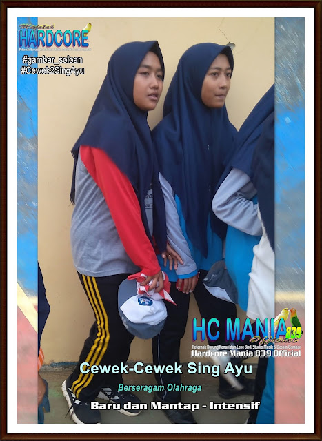 Gambar Siswa-Siswi SMA Negeri 1 Ngrambe Cover Olahraga - Buku Album Gambar Soloan Edisi 6.2