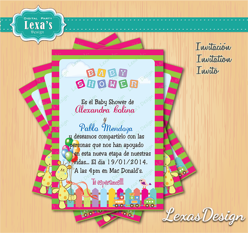 Kit  baby shower  candy bar gratis