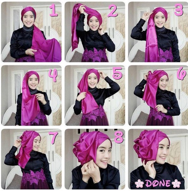 Cara Tutorial Jilbab