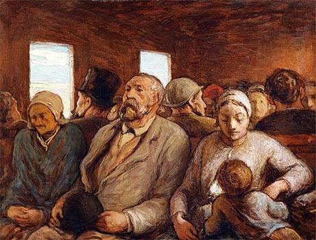 Daumier Vagón de Tercera Clase 