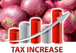 Import tax increased on big onions