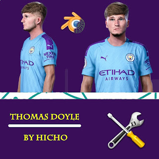 PES 2020 Faces Thomas Doyle by Hicho