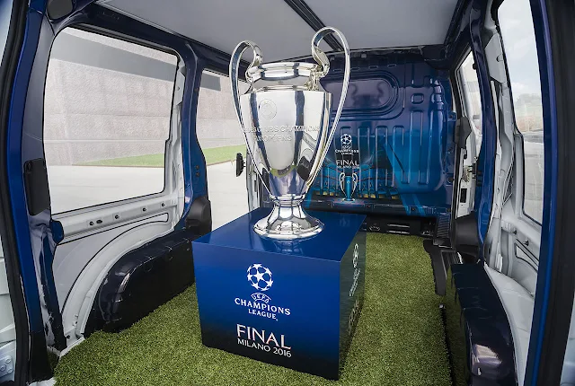 e-NV200 UEFA Champions League Trophy Carrier 2016