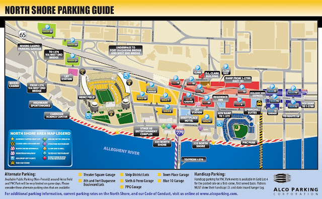 Pnc Park Parking Map