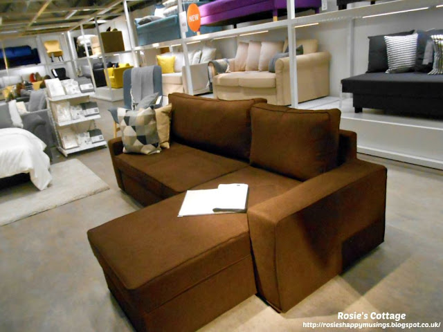 It's Ikea time: This L shaped sofa would be perfect for movie nights 