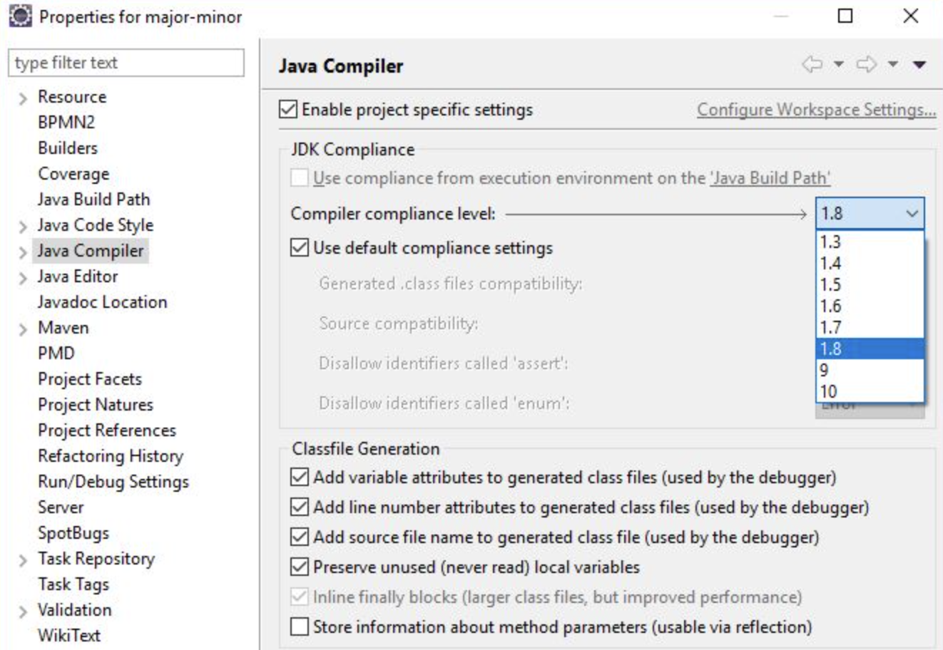 Java runtime 55.0