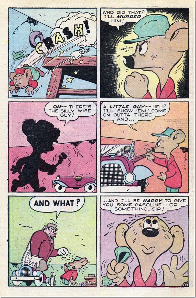 Buzzy the Mechanic cartoon mouse funny animal comic book