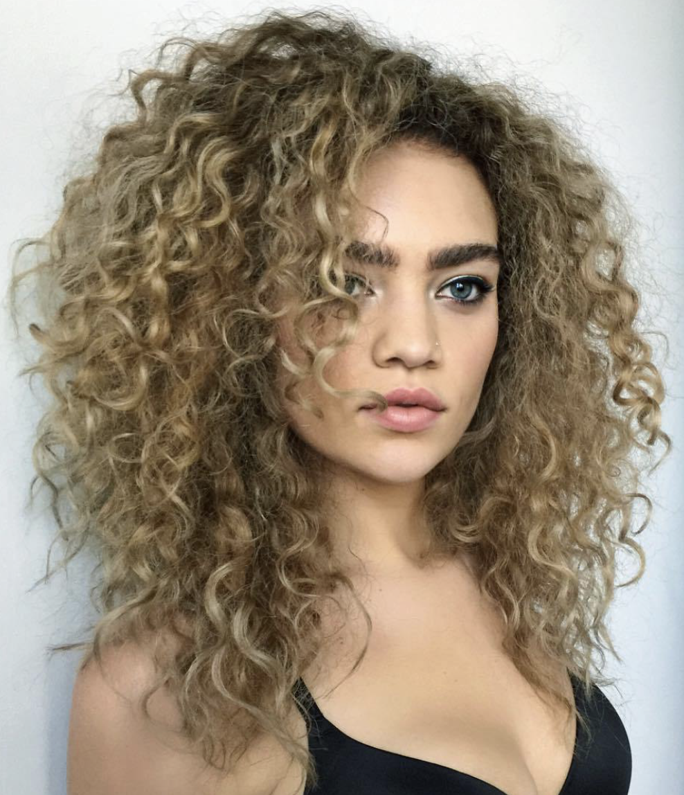 natural curly hair dye ideas