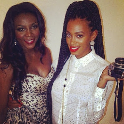 PHOTOS - Genevieve Nnaji Hangs Out With Beyonce's Sister Solange, Naomi Campbell