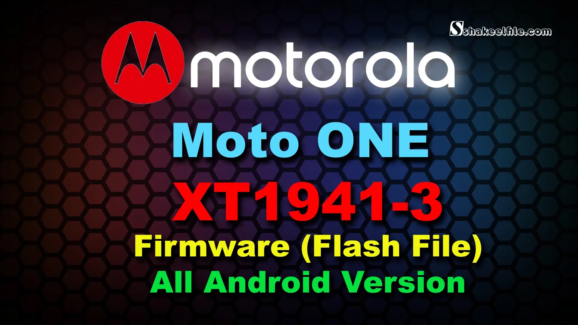Motorola-ONE-XT1941-3-Firmware