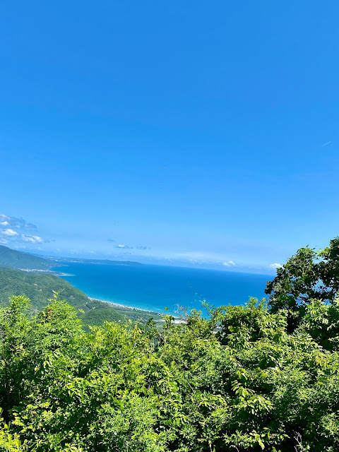 往枋山沿途俯瞰海岸景色