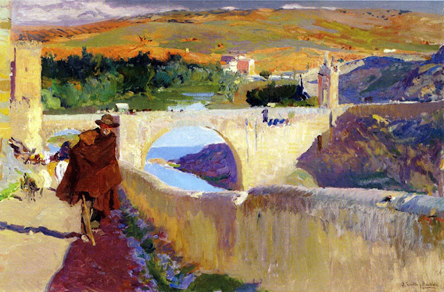 El Ciego de Toledo, Joaquín Sorolla y  Bastida, Joaquín Sorolla, Paisajes de Joaquín Sorolla, Impresionismo Valenciano, Joaquín Sorolla Bastida