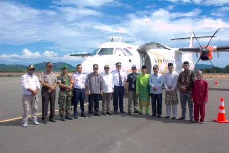 Inaugural Flight Wings Air Krui Tanjung Pinang - Letung Anambas