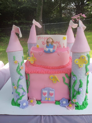 princess castle cake