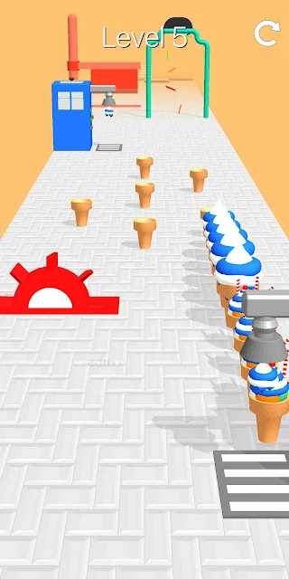 لعبة Ice Cream Stack Run | لعبة مصنع الأيس كريم وخط الإنتاج المجنون ألعاب أوفلاين